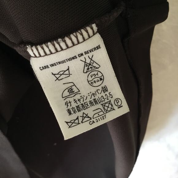 DKNY Brown Long Sleeve Top - Picture 4 of 8